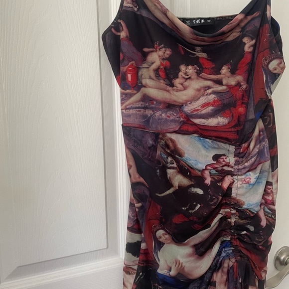 SHEIN Ángel print mini sexy dress - Picture 3 of 5